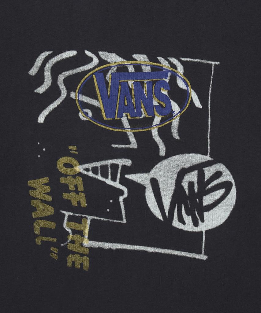 VANS Layer Logo Short Sleeve T-Shirt - Black / Vn000Tkzblk1