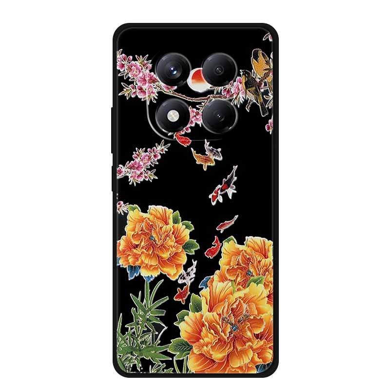 3D Flowers Emboss Fundas For Redmi Note 15 5G (China) Case Soft Silicone Phone Cases For Note 15 5G For China Covers Shell Coque