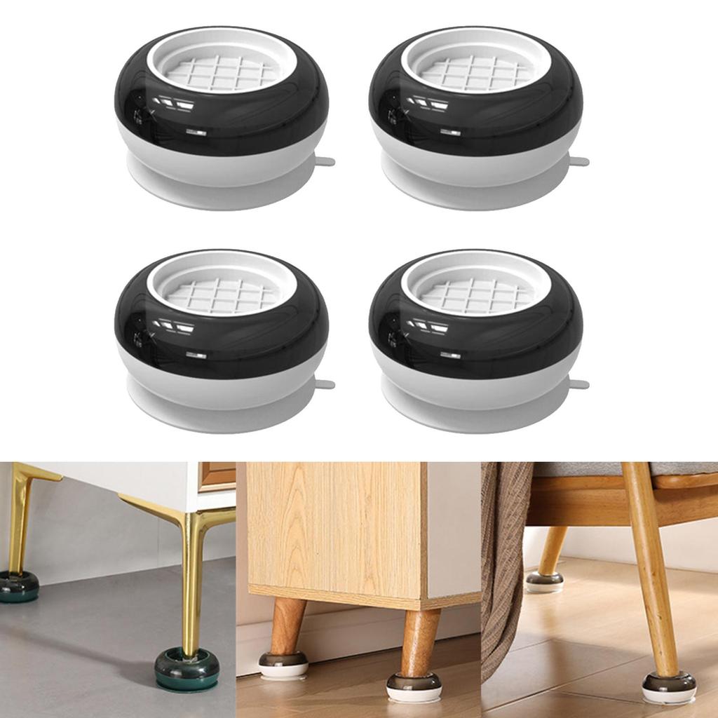 4 Pieces Washing Machine Base Feet Pads Universal Floor Protection Multi-Purpose