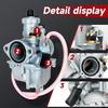 FVRITO VM22 26mm Carburetor Throttle Assembly Main Jets Kit for Predator 212cc 224cc 196cc Non Hemi Coleman CT200U BT200X Mini Bike KT196 Go Kart