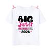 Children's T-Shirt Big Brother Big Sister Print Summer Short Sleeve Tops Fashion O-Neck Tees Outdoor Casual Children's Clothing