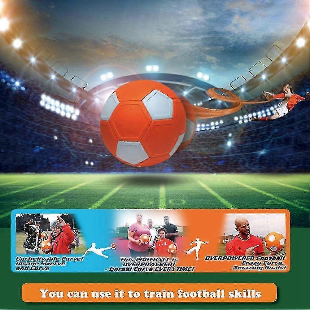 Curve Soccer Ball Football Toy Great Kids Perfect for Outdoor Indoor Match or Game 26-27s