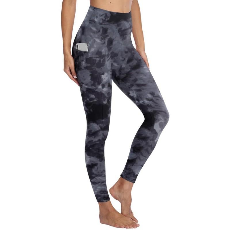 High-Waisted Yoga Leggings Women Soft Stretch Slimming Tummy Control 9/10 Length Comfortable Fit