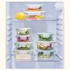 CORELLE BREEZE Rechteckiger Glas-Lebensmittelaufbewahrungsbehälter 2 Stk. (400ml) BPA frei