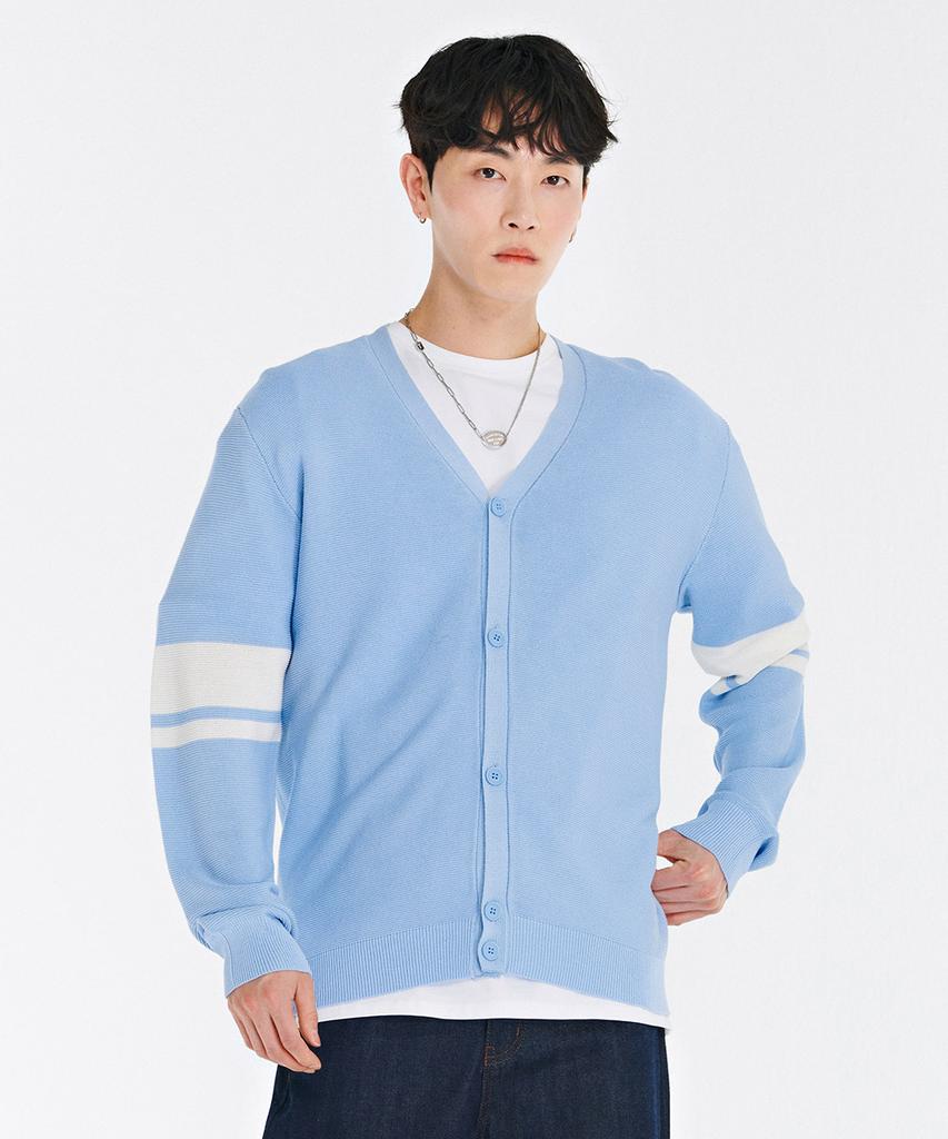 Chasecult Men'S Small Color Block Cardigan-Cark4312B0D