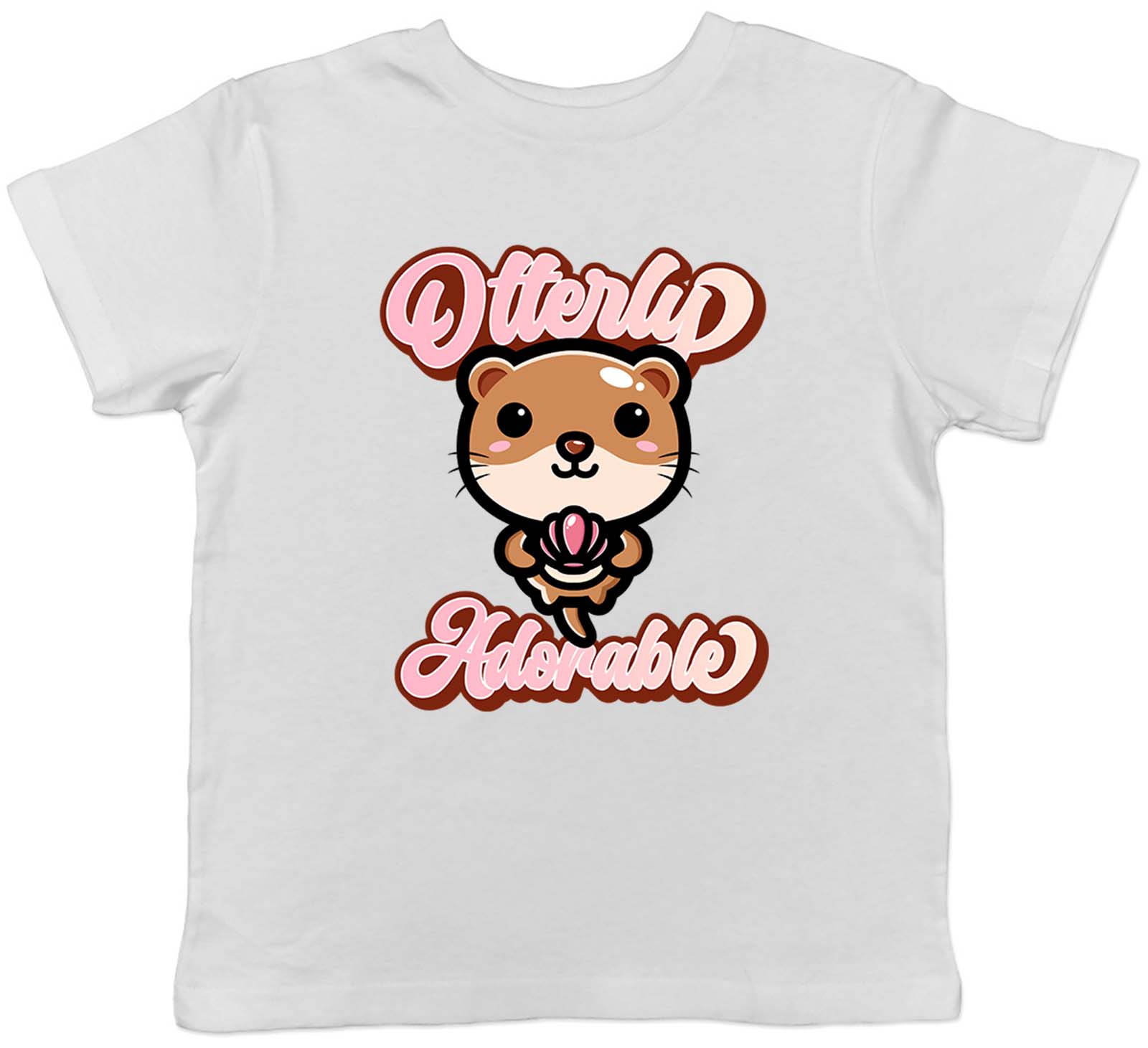 Otter-ly adorable Otter Animal Childrens Kids T-Shirt Boys Girls Gift 160