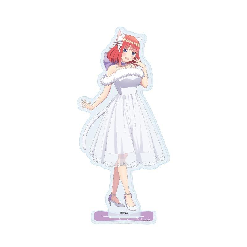 A3 The Quintessential Quintuplets Nino Nakano Elegant Cat Ver. Acrylic Stand Figure, Anime Character Display