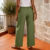 Women’s Casual High Waist Drawstring Straight Leg Wide Leg Pants Relaxed Fit Trousers with Pockets for Daily Wear