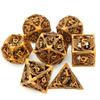 DND Dice Set, Metal Dice, Dungeons and Dragons Dice Gift, Polyhedral Dice Set, Roleplaying Dice, D20 Hollow Polyhedral Dice Set for Dungeons and Drago