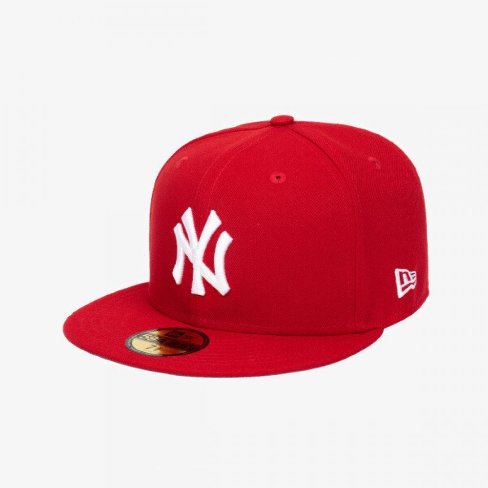 

New Era Mlb New York Yankees Basic Fitted Cap Scarlet Red/712