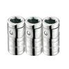 3pcs 1/4" Square Drive To 1/4" Hex Shank Socket Bits Converter Quick Release Screwdriver Holder Impact Socket Conversion Adapter