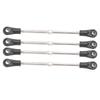 4Pcs Adjustable Rear Upper Suspension Arm Tie Rod Linkage Arm for 1/10 RC Car Truck
