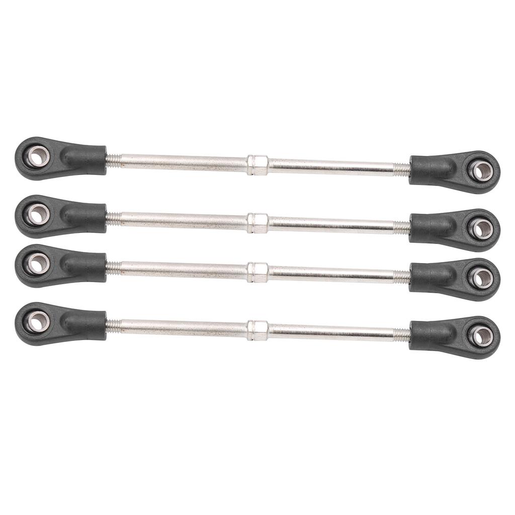 4Pcs Adjustable Rear Upper Suspension Arm Tie Rod Linkage Arm for 1/10 RC Car Truck