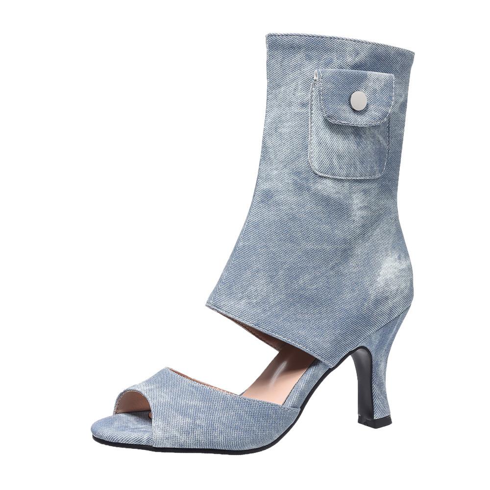 Fashion Ankle Strap PU Leather Stiletto Heel Women Sandal 2025 Summer High Heels Wedding Party Sexy Shoes Fashion Zip Solid Pumps Black