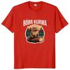 Bober Kurwa Bobr T Shirt Retro Funny Meme Trend Y2k Graphic T-shirt Soft Unisex 100% Cotton Tee Tops EU Size