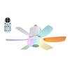 2-in-1 RGB Ceiling Light Remote Control Timing Function Hanging Fan with LED Lighting Speed Adjustable