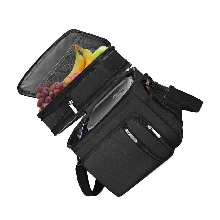 Multipurpose Insulated Food Carriers Bag Double EVA Thermal Lining Adjustable Shoulder Straps Spacious Waterproof Design For Beach Camping
