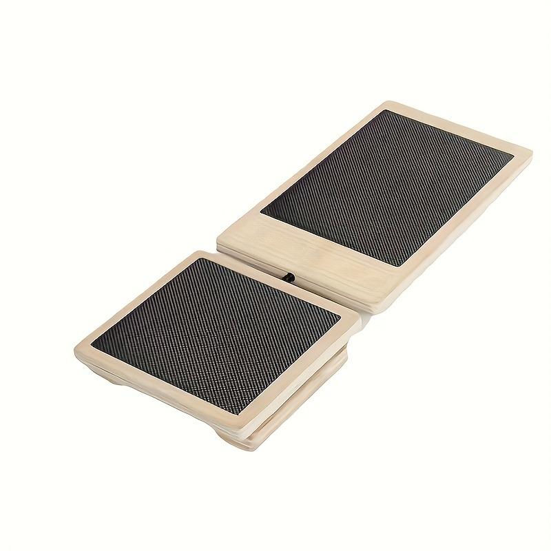 1ks Tréninková deska na nohy, Dřevěná stabilní podpěra Deska pro trénink rovnováhy kotníku, Vysoce kvalitní cvičení pro jógu a fitness.