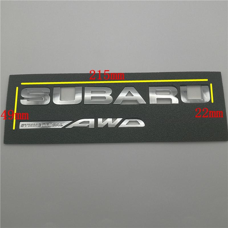 Suitable for the Forester logo Winged Leopard WRX STI FORESTER SUBARU AWD XT rear emblem stickerqq1