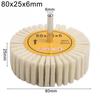 Efficient Polishing Tool 6mm Shank Polishing Head Wool Polishing Wheel