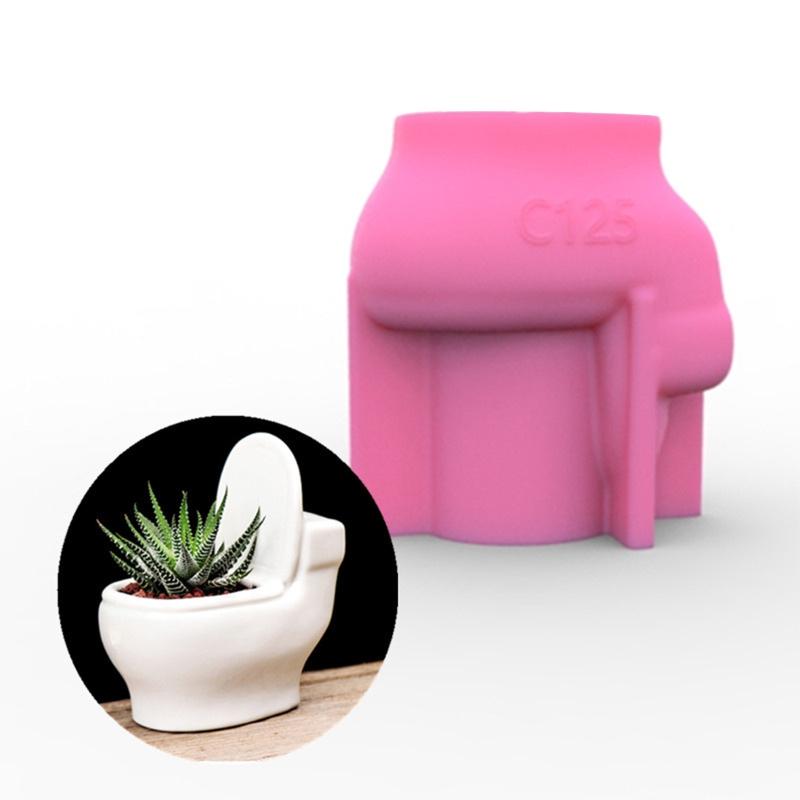 Succulents Flower Pot Resin Silicone Mold Suitable for Diy Garden Concrete Flower Pot Pen Holder Crafts Home Decor