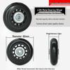 Universal Wheel Replacement for Luggage Suitcase: Leather Caster Rubber Roller Rim Repair Accessories