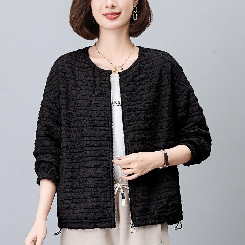 Casual Wrinkle-Texture Jacket