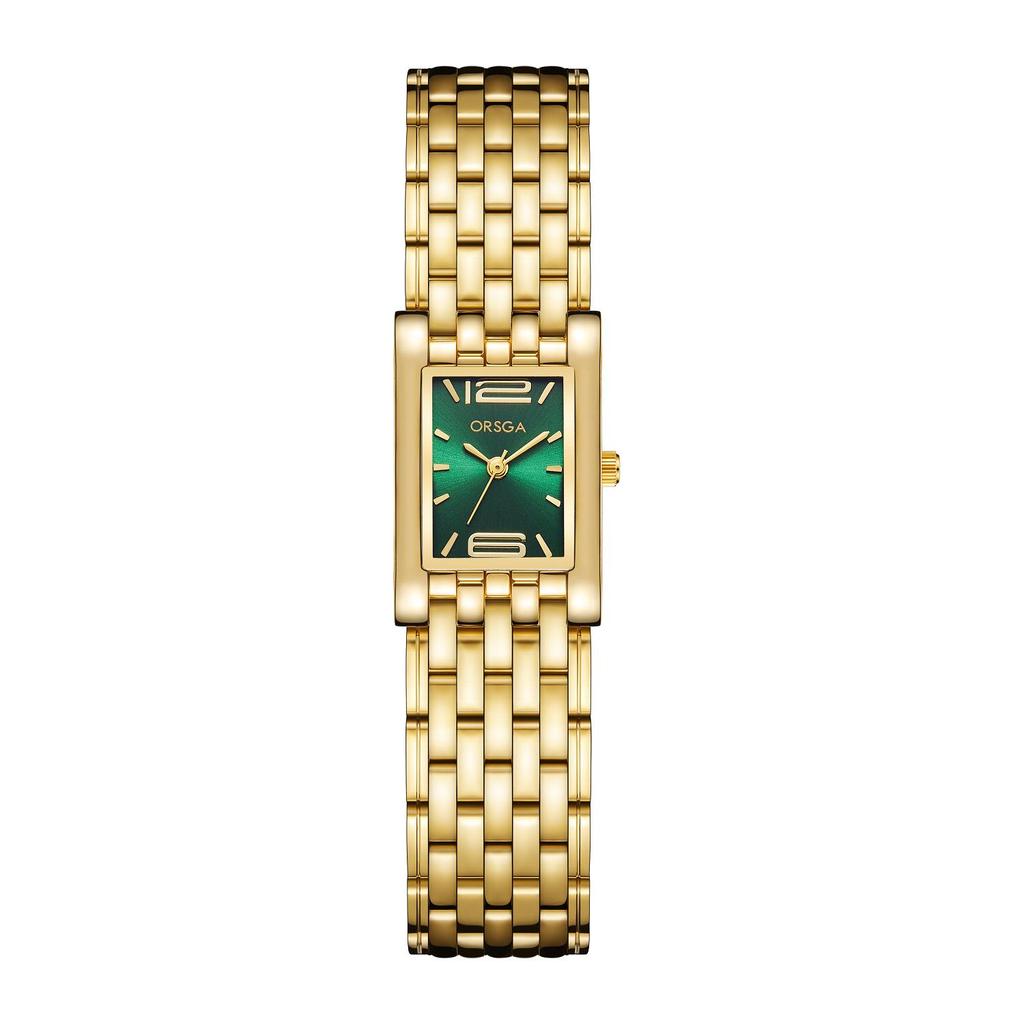 ORSGA Fashion Square Damen Quarz Uhr - Leichter Luxus & Casual Stil