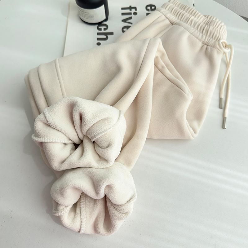 

Женские флисовые ветрозащитные брюки осенне-зимние утепленные теплые брюки леггинсы с высокой посадкой широкие флисовые спортивные брюки XXL