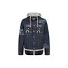 Logo Print Imitation Three-Piece Denim Jacket Men Jackets Blue 2EAGNM1DJ725LFDQ