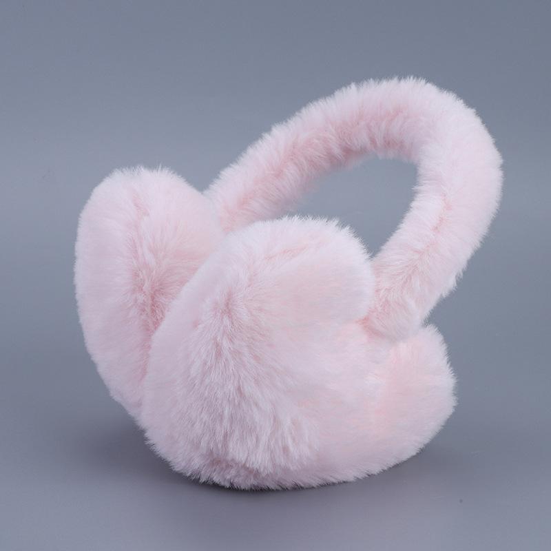 

Женские наушники на зиму милые плюшевые зимние теплые накладки на уши морозостойкая шапка для ушей защита ушей серия Любовь к ушам розовый