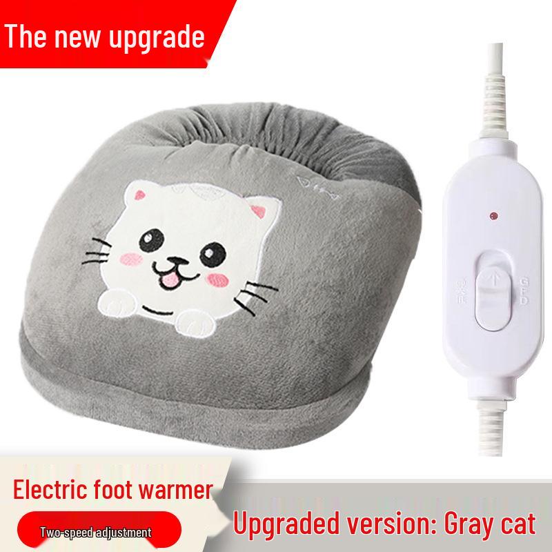 Электрические греющие тапочки для ног для зимы и домашнего использования