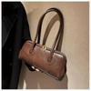 Nový Styl Módní A Všestranná Vintage Chic Jednobarevná Vysoce Kvalitní Trendy Podpažní Baguette Taška Přes Rameno S Nastavitelným Popruhem A Magnetickým