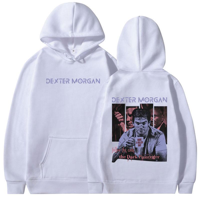 TV Play Dexter Morgan Graphic Hoodies Men Women Casual Oversized Hooded Sweatshirts Fashion Vintage Hooded Pullovers Streetwear