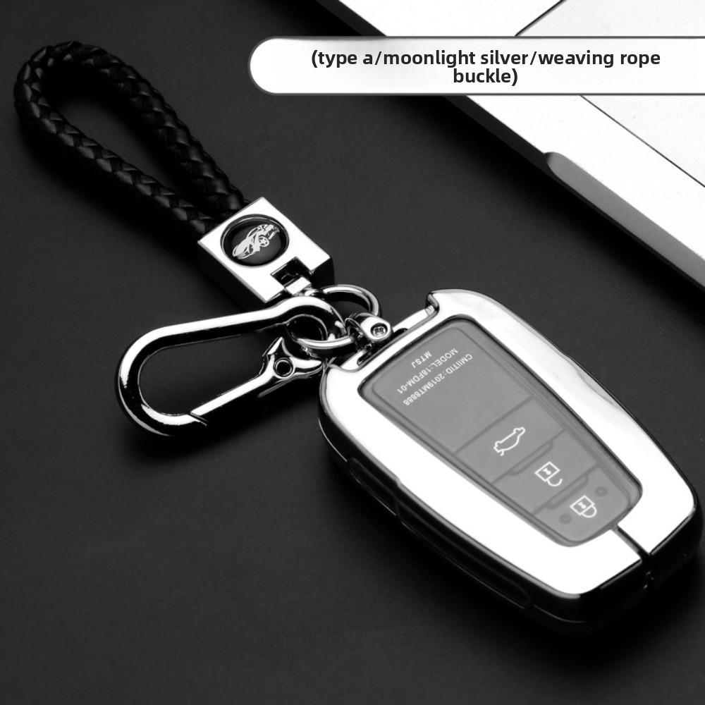 Premium Key Case for Toyota Camry RAV4 Corolla CHR Highlander Levin Keychain Holder