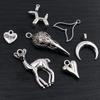 New Fashion Antique Silver Plated Bird Moon Heart Deer Chrams Metal Alloy Pendant DIY Charms DIY Jewelry Making Findings