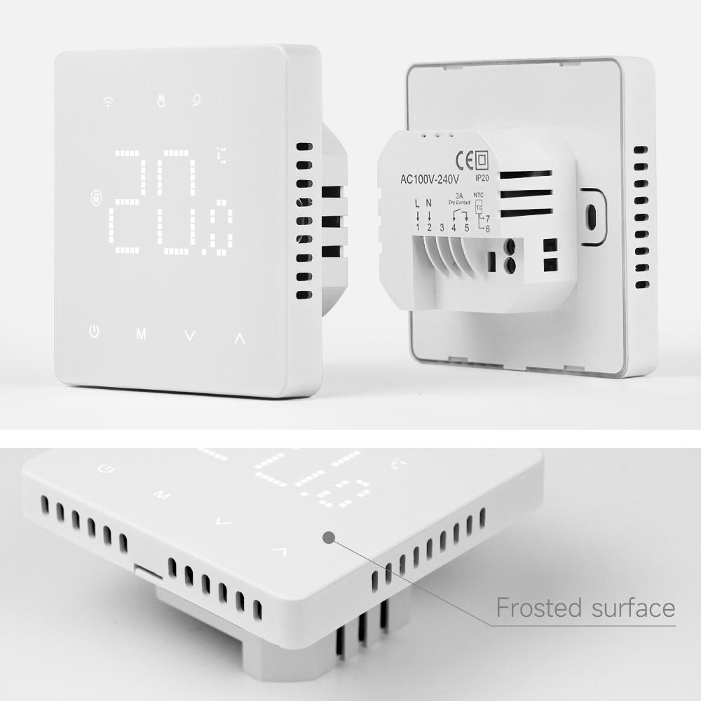 New Tuya Zigbee Thermostat Electric Floor Heating Smart Home Temperature Controller For Gas Boiler Works with Alexa Google Home7