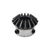 Roată dințată conică 2.5 Mod 20 dinți 2.5M 20T Cu alezaj pentru pană 12 14 15 16 17 18 20 22 24 25mm Angrenaj de acționare la 90 de grade Oțel