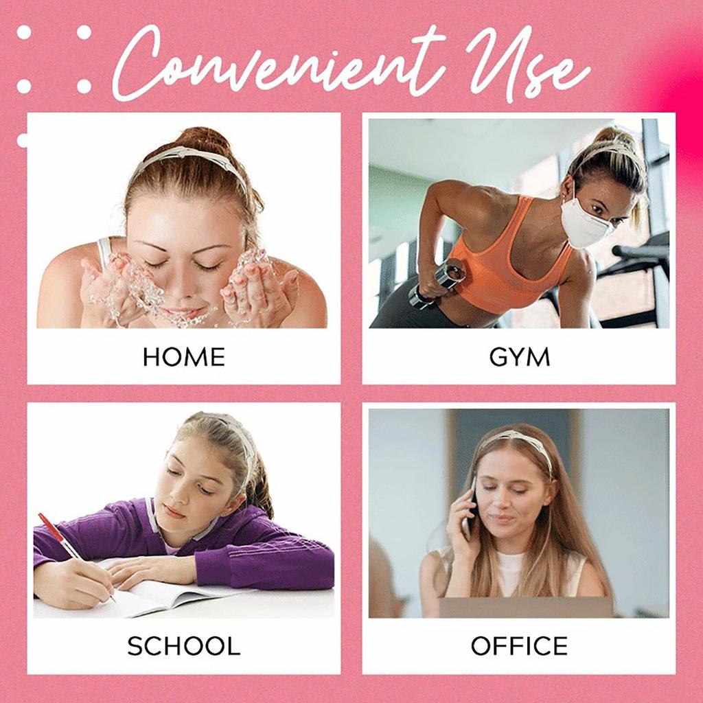 1PC Telescopic Headband Portable Folding Hairpin Women Magic Headband Hair Hole With Tooth Non-slip Hair Claw Hair Accessories