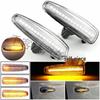 Mitsubishi Lancer Outlander Mirage Amber LED Fender Side Marker Turn Signal Lights