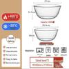 Flavinmci Heat-Resistant Glass Salad & Mixing Bowl Set