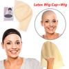 Helle Hautfarbe Glatze Kappe Lustig Latex Haut Falscher Glatzkopf Unisex Ausgefallen Film Party Kleid Skinhead Perückenkappe Latex Maske Hut Schönheit