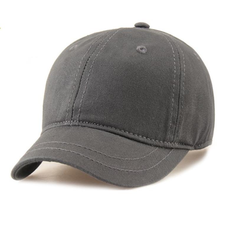 Short Brim Cap Personalized Trendy Brand Simple Hat Men's and Women's Soft Brim Soft Top Small Edge Baseball Cap