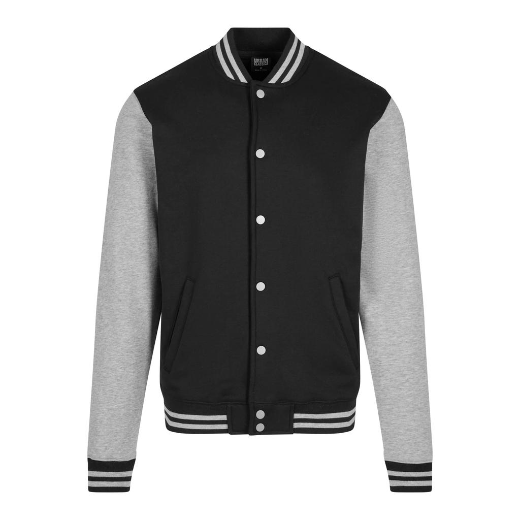 Urban Classics Mens College Two Tone Sweat Jacket