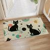 Shark Breaking Wall Door Mat Non Slip Soft Absorbent Indoor Rug Ocean Animal Floor Mat for Entryway Bathroom 17x29.5 Inch