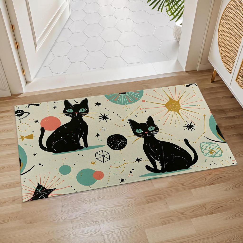 Shark Breaking Wall Door Mat Non Slip Soft Absorbent Indoor Rug Ocean Animal Floor Mat for Entryway Bathroom 17x29.5 Inch