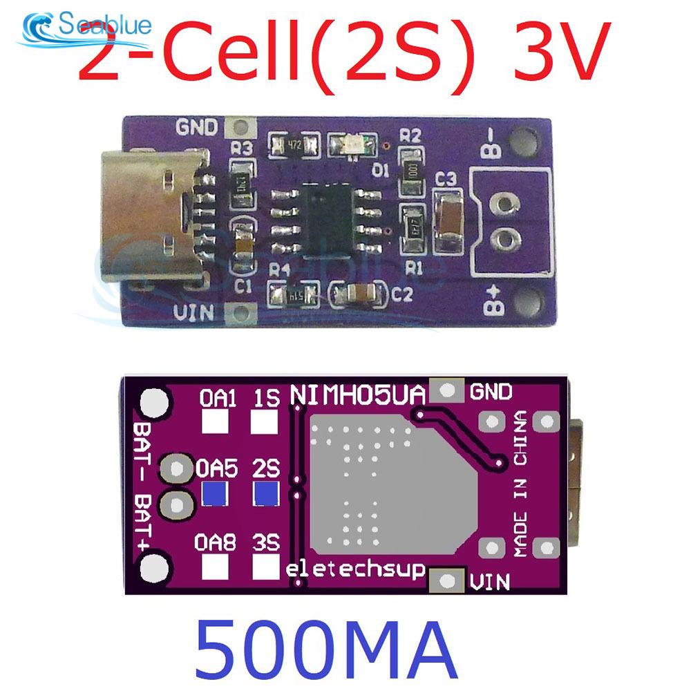 

1 шт. TYPE-C USB Міні 1,5 В 3 В 4,5 В Модуль зарядного пристрою літієвої батареї 1S 2S 3S З функціями захисту Плата для зарядки Li-ion NiMH