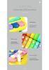 Multi-Functional Eight-Tone Baby Piano Chime - Early Education Musical Toy for Toddlers