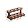 1pc Creative Tea Ceremony Six Gentlemen Accessories Household Solid Wood Storage Rack Tea Set Cup Holder Kung Fu Tea Accessories