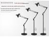 American Wrought Iron LED Floor & Table Lamps for Living Room, Eye-Protection, Therapy, Embroidery, Painting, Mahjong, & Fishing.